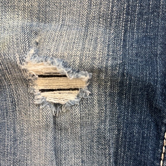 Silver Jeans Women's Distressed Blue Jeans - Picture 2 of 8